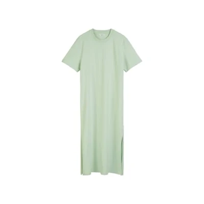Abbildung von Marc O&#039;Polo Denim Round NECK Slits Jerseykleid, Damen, Größe: Small, Mint mist