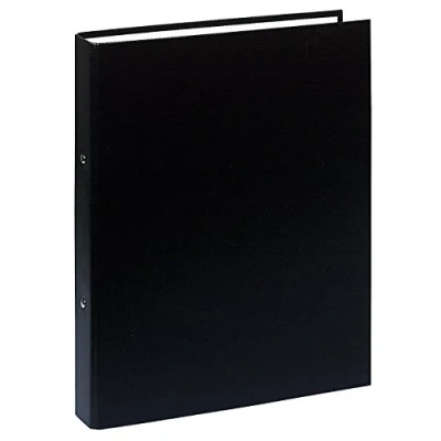 Abbildung von Exacompta 54378E Ringbuch 2 Ringe Füllhöhe 30mm, Rücken 40mm, für DIN A4 Kunststoffbezug aussen Papierbezug innen, weiß