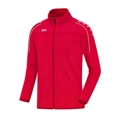 Abbildung von JAKO Herren Classico Trainingsjacke Mit Durchgehendem Rv, Rot, 140 EU