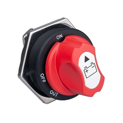 Abbildung von atterietrennschalter Trennschalter Batterie Hauptschalter Stromunterbrechung DC 12V 24V 32V Ein Aus Kill Schalter Max 300A Cont 450A Wasserdicht für Auto Boot Marine LKW Yacht Wohnmobil ATV