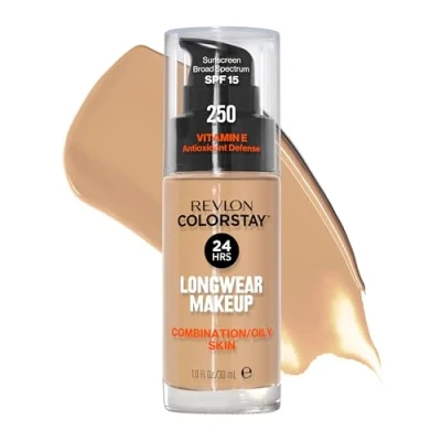 Abbildung von Revlon ColorStay Makeup Foundation für Mischhaut und ölige Haut SPF15#250 Fresh Beige 30ml