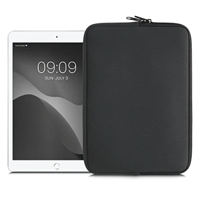 Abbildung von kwmobile Tablet Hülle kompatibel mit 9,7&quot; 11&quot; Universal Neopren Tasche Cover Case Schutzhülle Sleeve in Dunkelgrau