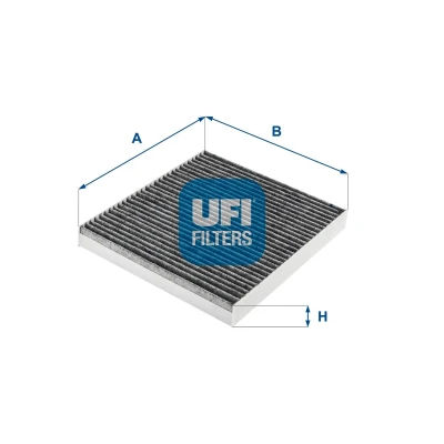 Abbildung von UFI 54.275.00 Innenraumfilter Aktivkohlefilter 217 194 25 FIAT: Freemont, CHRYSLER: Sebring III Saloon, II Convertible