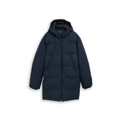 Abbildung von TOM Tailor Denim Puffer Wintermantel, Herren, Größe: Medium, Sky captain blue