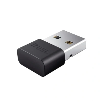 Abbildung von Trust Myna Bluetooth Adapter 5.3, USB mit 3 Mbit/s Übertragungsgeschwindigkeit, 10 m Funkreichweite, Dongle Empfänger für PC, Laptop, Computer, Desktop, Windows Schwarz