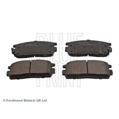 Abbildung von BLUE PRINT ADG04281 Bremsbelagsatz Hinterachse mit akustischer Verschleißwarnung Anti Quietsch Blech CHEVROLET: Captiva, OPEL: Antara
