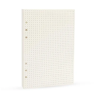 Abbildung von Harphia A5 Planner Inserts, Spiral Notebook Refills, 6 Ring Binder Refills Paper Page, Dot for Filofax, (A5 5.59 x 8.27&#039;&#039;,Dotmattrix)