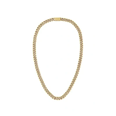 Abbildung von BOSS Chain FOR HIM Halskette goldcoloured, Herren, Größe: One Size, Gold coloured