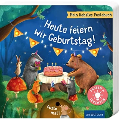 Abbildung von Mein liebstes Pustebuch Heute feiern wir Geburtstag!: Pusten &amp; leuchten Hochwertiges Pappbilderbuch mit Pustefunktion und Licht für Kinder ab 18 Monaten