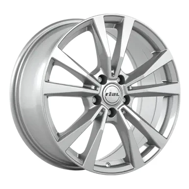 Abbildung von RIAL 5 loch 17Zoll 112mm Alufelge M12 Polarsilber 70748M81 0 Felge