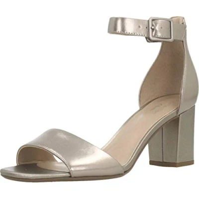 Abbildung von Clarks Damen Deva Mae Pumps, Pewter Leather, 37 EU