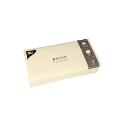 Abbildung von 150 Servietten &quot;DAILY Collection&quot; 1/8 Falz 32 cm x champagner
