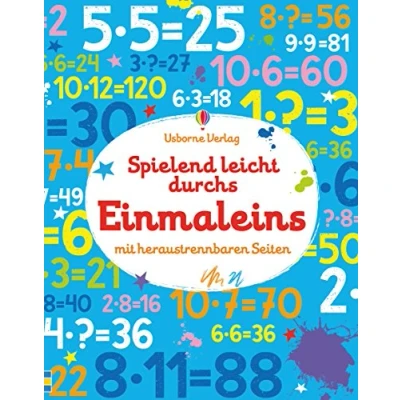 Abbildung von Spielend leicht durchs Einmaleins: mit heraustrennbaren Seiten (Usborne Mitmach Blöcke)