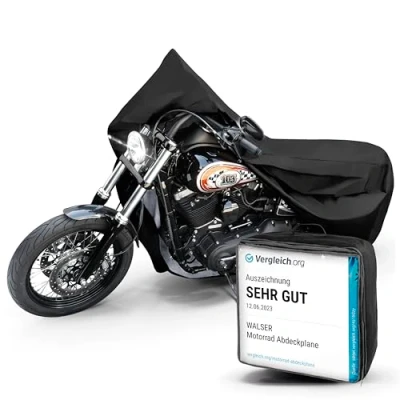 Abbildung von WALSER Chopper L 41042 Motorradabdeckung 100 250 Vollgarage, Winter, wasserdicht