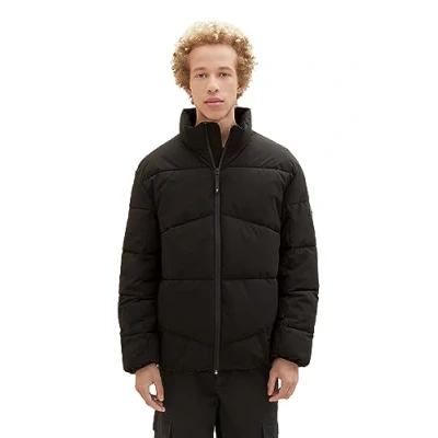 Abbildung von TOM Tailor Denim Padded Jacket Winterjacke, Herren, Größe: Large, Black