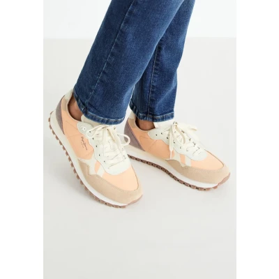 Abbildung von Pepe Jeans BRIT ON Master Sneaker low, Damen, Größe: 36, Peach orange Schuhe