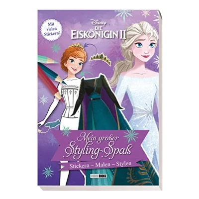 Abbildung von Disney Die Eiskönigin 2: Mein großer Styling Spaß: Stickern, Malen, Stylen
