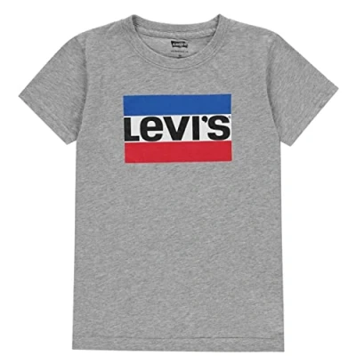 Abbildung von Levi&#039;s Sportswear LOGO TEE Tshirt print für Kinder, Größe: 164, Grey heather