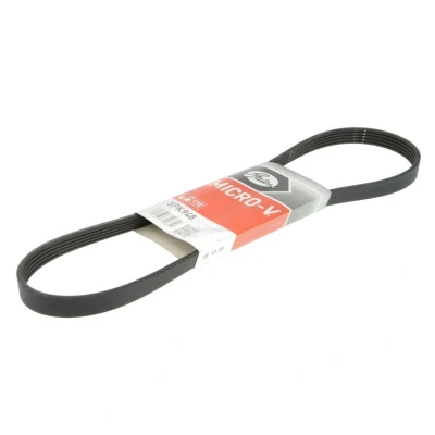 Abbildung von GATES Micro V 5PK948 Keilrippenriemen 948 5 Polyester, EPDM (Ethylen Propylen Dien Kautschuk) BMW: 3 Saloon, Touring, Coupe, AUDI: A6 C6 Avant