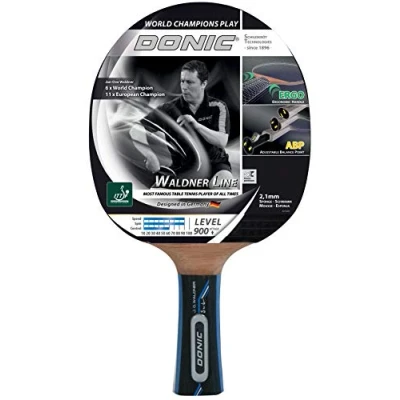 Abbildung von Schildkröt Tischtennis Schläger Waldner 900 mit ABP Technologie und Ergo Griff Tt, Holz/Natur, One Size
