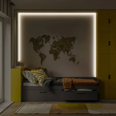 Abbildung von LEDVANCE FLEX AUDIO 3M LED Streifen VR RC, weiß, 10W, 120lm, warmweißes Licht, integrierter Sound Receiver, RGB Farbsensor, Fernbedienung, lange Lebensdauer, einfache Montage, Schutzklasse IP20