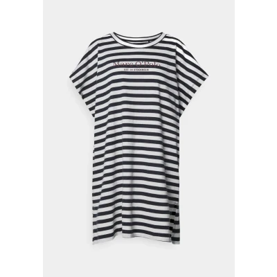 Abbildung von Marc O&#039;Polo MIX Match Nachthemd, Damen, Größe: Small, Dark navy/white