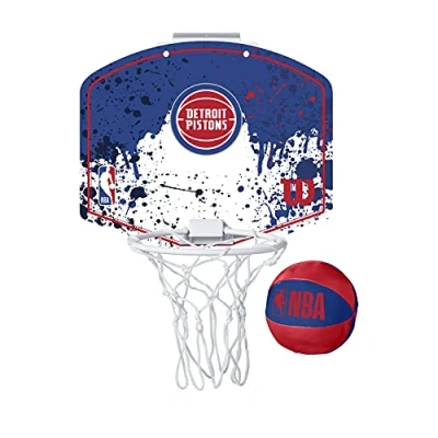 Abbildung von Wilson MINI Basketballkorb NBA TEAM HOOP, DETROIT PISTONS, Kunststoff