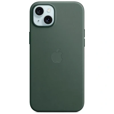 Abbildung von Apple MagSafe Textiel Back Cover Grün iPhone 15 Plus