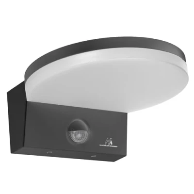 Abbildung von Maclean MCE344 LED Wandleuchte mit PIR Bewegungssensor und Dämmerungssensor, 15W 1560lm Wandlampe IP65 Wasserdicht Außenlampe 4000K Neutralweiß, für Außen Innenbereich (Grau)