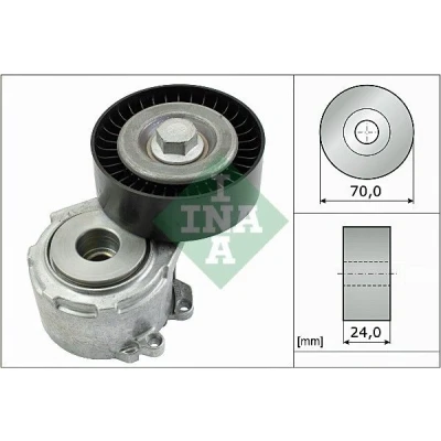 Abbildung von INA 534 0110 20 Spannarm, Keilrippenriemen SUZUKI: Grand Vitara 1 SUV, FIAT: Scudo I Van
