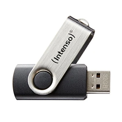 Abbildung von Intenso Basic Line 64 GB USB Stick 2.0 silber/schwarz