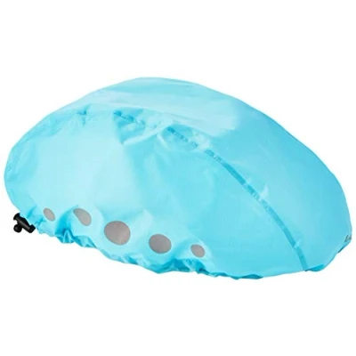 Abbildung von Playshoes Unisex Kinder Regenschutz Für Fahrradhelme Wasserdichter Regenüberzug Helm Überzug, Türkis, S EU