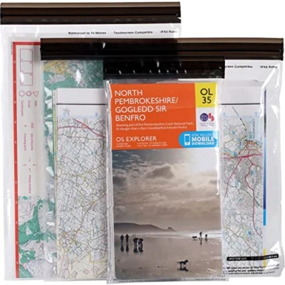Abbildung von Lifeventure DriStore LocTop Wasserdicht Taschen (3er Pack) Wasserdichte Trockentaschen für kleine Gegenstände Handytasche Kajak Militär Segeln Urlaub