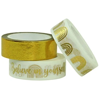 Abbildung von Papierdrachen 3 Rollen Washi Tape Dreaming Klebeband zum Dekorieren von Bullet Journals und Geschenken Masking Set für Scrapbooking DIY Projekte