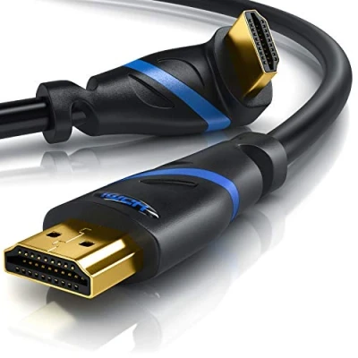 Abbildung von CSL 8K HDMI Kabel gewinkelt 90 270 (3,0m Winkelstecker)