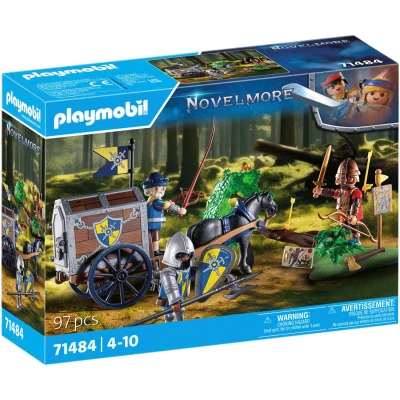 Abbildung von Playmobil 71484 Novelmore Baukasten Überfall auf Transportwagen