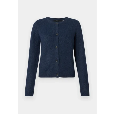 Abbildung von Vero Moda Vmnovah O NECK Button Strickjacke, Damen, Größe: XXL, Navy blazer