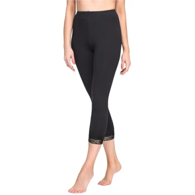 Abbildung von Merry Style Damen 3/4 Leggings MS10 290(Schwarz, M)