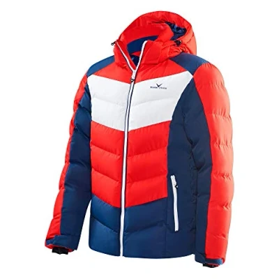 Abbildung von Black Crevice Herren Skijacke, rot/blau/weiß, 50