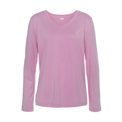 Abbildung von s.Oliver Langarmshirt, Damen, Größe: 32/34, Rosa