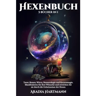 Abbildung von Hexenbuch: 5 Bücher in 1 Tarot, Numerologie, Runen, Wicca und Kerzenmagie. Manifestieren sie Ihre Wünsche erreichen durch die Geheimnisse der Hexen (Die Bibliothek Esoterik)
