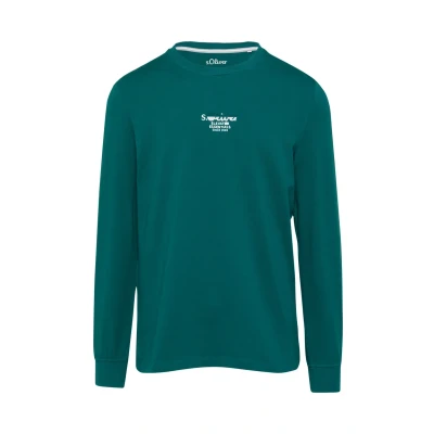 Abbildung von s.Oliver Langarmshirt mit Logo Stitching