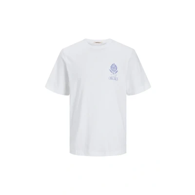 Abbildung von Jack &amp; Jones NOTO Graphic Kurzarm Tshirt print, Herren, Größe: Large, Weiß