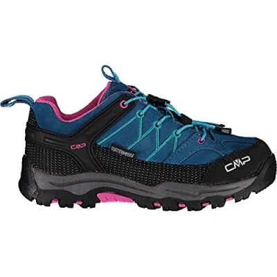 Abbildung von CMP Unisex Kinder Kids Rigel Low Trekking Shoes Wp Wanderschuh, Deep Lake Baltic, 34 EU