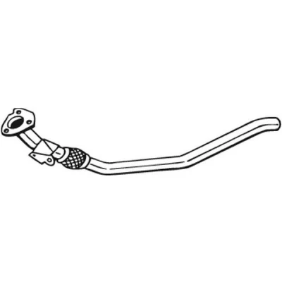 Abbildung von BOSAL 800 053 Abgasrohr AUDI: A4 B7 Avant, Saloon, B6 Saloon