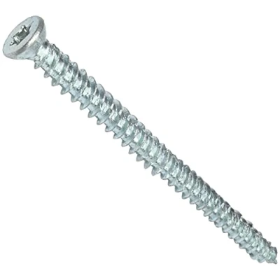 Abbildung von AERZETIX C48385 Satz von 50 Schraubanker betonschrauben ankerschrauben direkt für beton Ø7.5x102mm senkkopf konisch mit abdruck stern T30 direkte befestigung ohne dübel