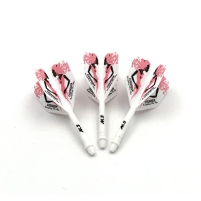 Abbildung von CUESOUL ROST personalisierte integrierte Dartpfeile Schäfte und Darts Flights Medium, Set von 3 Stück Beauty Pattern (CSAK 5MN8)