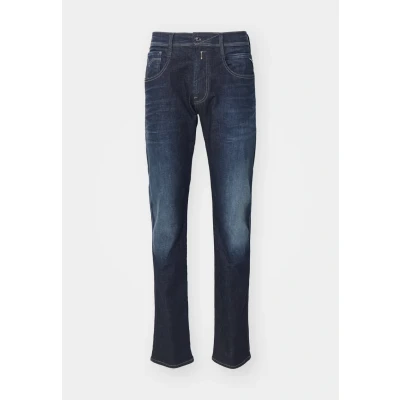 Abbildung von Replay Herren Jeans Anbass Slim Fit Hyperflex mit Stretch, Blau (Dark Blue 007 6), 33W / 30L