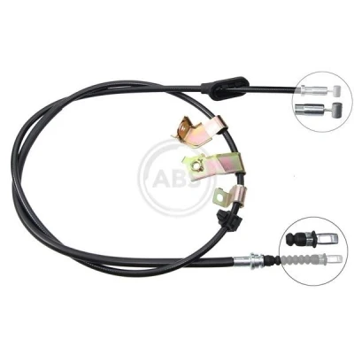 Abbildung von A.B.S. K12097 Handbremsseil 1820 Scheibenbremse HONDA: CIVIC 8 Hatchback