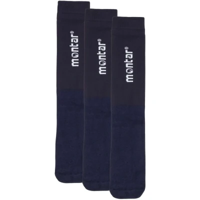 Abbildung von Montar Socken Nylon 3 Pack Navy 35 39